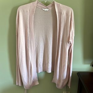 Forever 21 Pastel Pink Open Front Cardigan with Ties on the Sides. Size S.